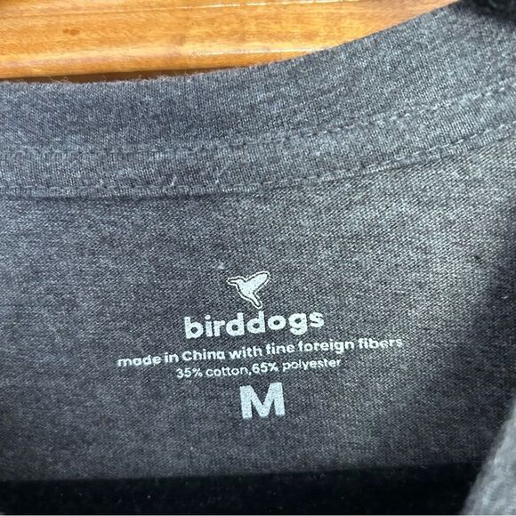 Birddogs Grey Short Sleeve Graphic Crewneck T-Shirt Size Medium - Picture 4 of 6